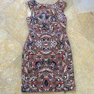 The Limited Pattern Sheath Dress